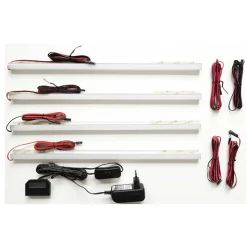 Moderne Wohnwand-Möbel im Set - Loazin (vierteilig)