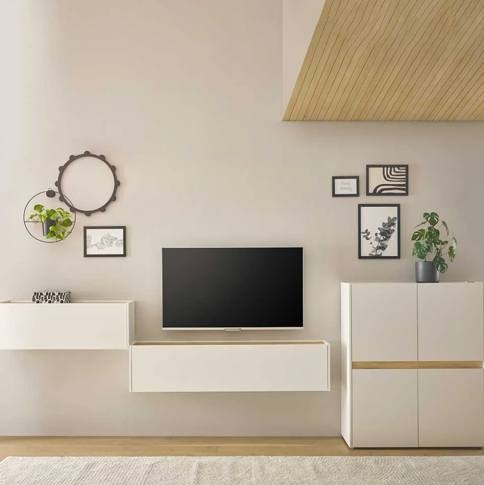 Moderne Wohnzimmereinrichtung Schrank Set - Nonessia (dreiteilig)