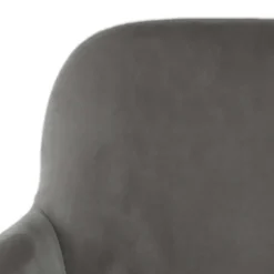 Moderner Armlehnenstuhl in Grau & Schwarz - Sazilo (2er Set)