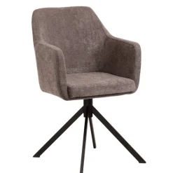 Moderner Armlehnenstuhl in Braun - Myrano