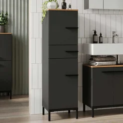 Moderner Badezimmerschrank 125 cm hoch - Lucrino