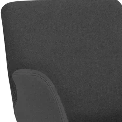 Moderner Barstuhl mit Armlehnen in Dunkelgrau - Vaiana