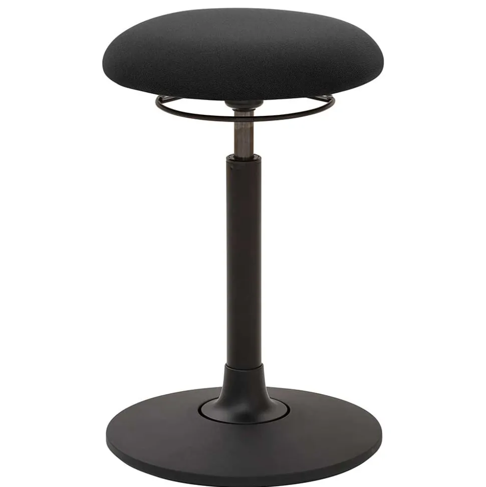 Moderner Bürohocker in Anthrazit & Schwarz - Conzenta