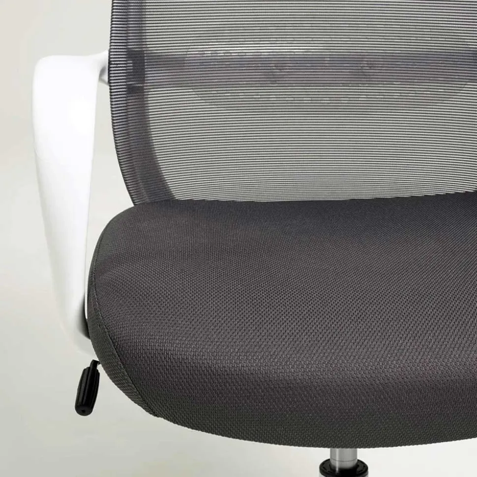 Moderner Bürostuhl in Grau & Weiß - Vahama