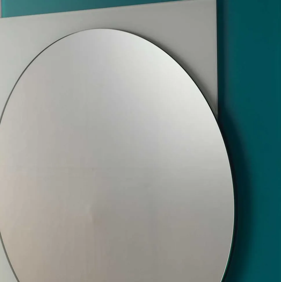 Moderner Designspiegel in Rund - Santobal