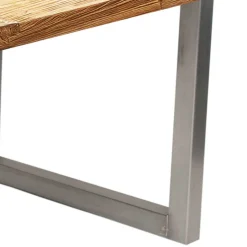 Moderner Esstisch aus recyceltem Teakholz - Adison