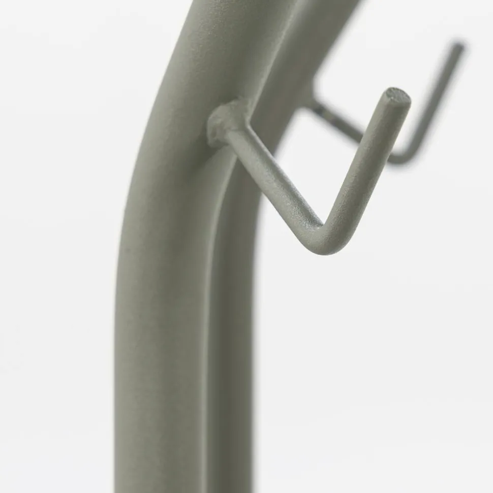 Moderner Garderobenständer in Graugrün - Leana