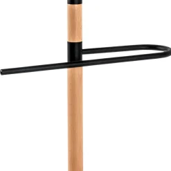 Moderner Herrendiener in Schwarz & Buche - Exas