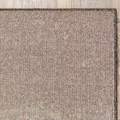 Moderner Kurzflorteppich in Brauntönen - Leandra