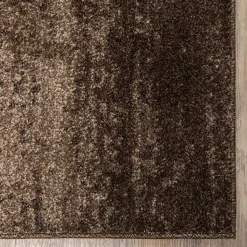 Moderner Kurzflorteppich in Brauntönen - Leandra