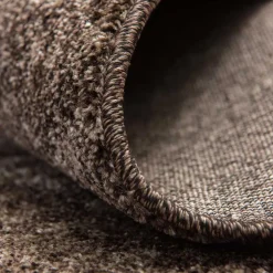 Moderner Kurzflorteppich in Brauntönen - Leandra