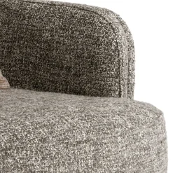 Moderner Ohrensessel in Beigegrau Boucle - Curemo
