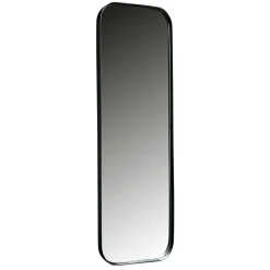 Moderner Oval Spiegel in Schwarz - Locila