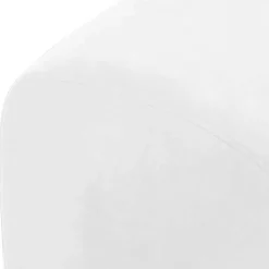 Moderner Polsterhocker in Cremefarben - Crocinol