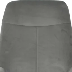 Moderner Schaukelstuhl aus Samt in Grau - Cenka