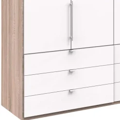 Moderner Schlafzimmerkleiderschrank in Weiß - Vaclyn
