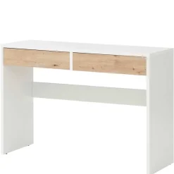 Moderner Schminktisch in Weiß und Wildeiche - Turena