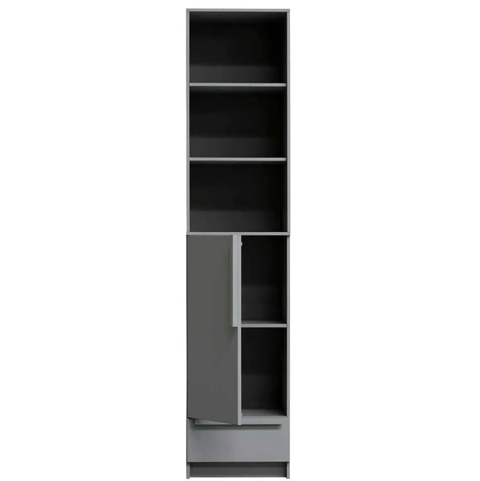 Moderner Schrank in Beton Grau - Almond