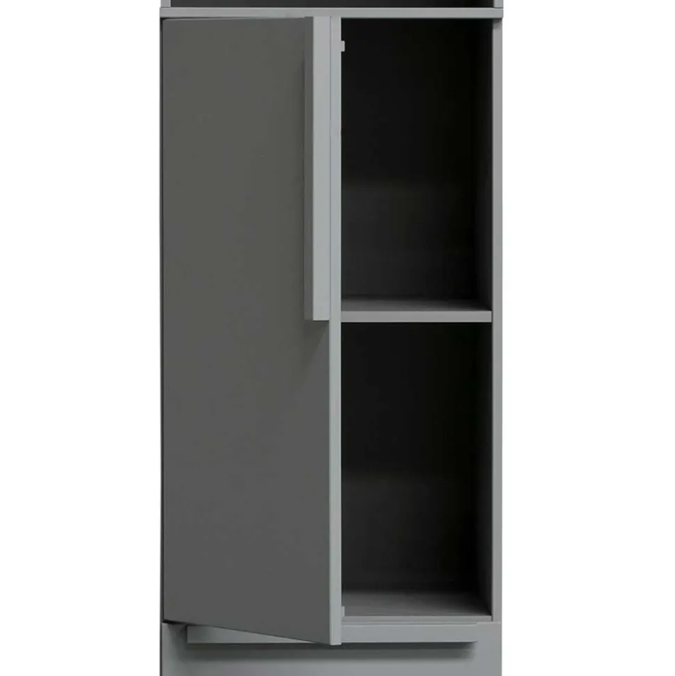 Moderner Schrank in Beton Grau - Almond