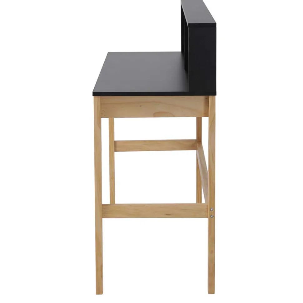 Moderner Schreibtisch mit Aufsatz - zweifarbig - Ynes