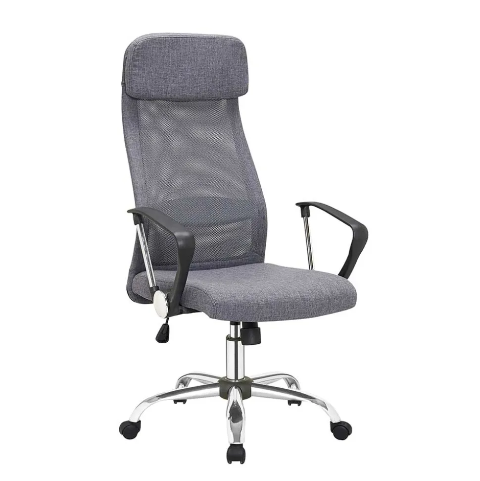 Moderner Schreibtischsessel aus Mesh & Stoff - Amanencia