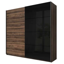 Moderner Schwebetürenschrank mit Metallgriffen - Ulpro