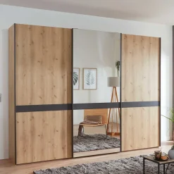 Moderner Schwebetürenschrank mit Spiegel - Ulapos