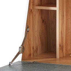 Moderner Sekretär in Weiß & Eiche Optik - Bistrita