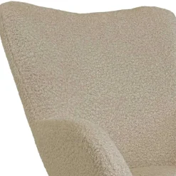 Moderner Sessel aus Webplüsch in Beige - Tessera