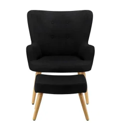 Moderner Sessel mit Hocker - Daylight (zweiteilig)