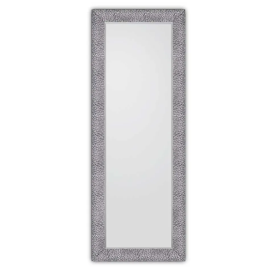 Moderner Spiegel in Schwarz Silber - Tyrcio