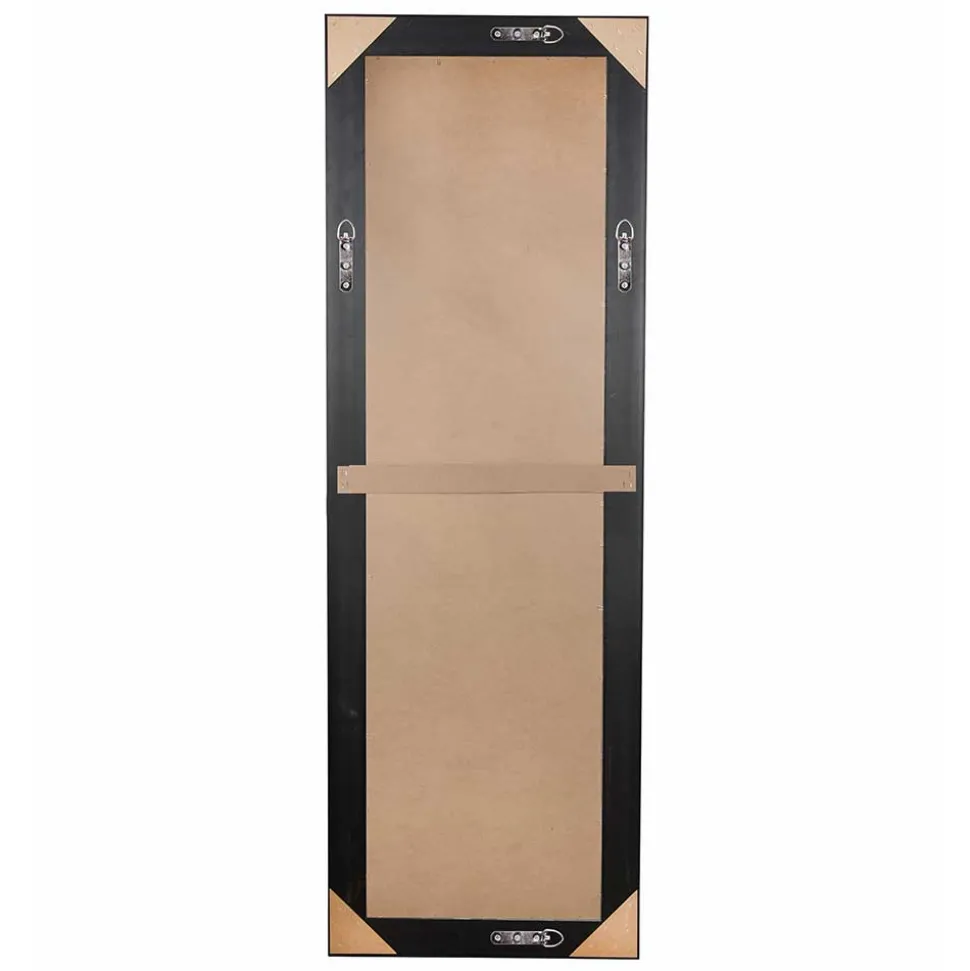 Moderner Spiegel in Schwarz Silber - Tyrcio