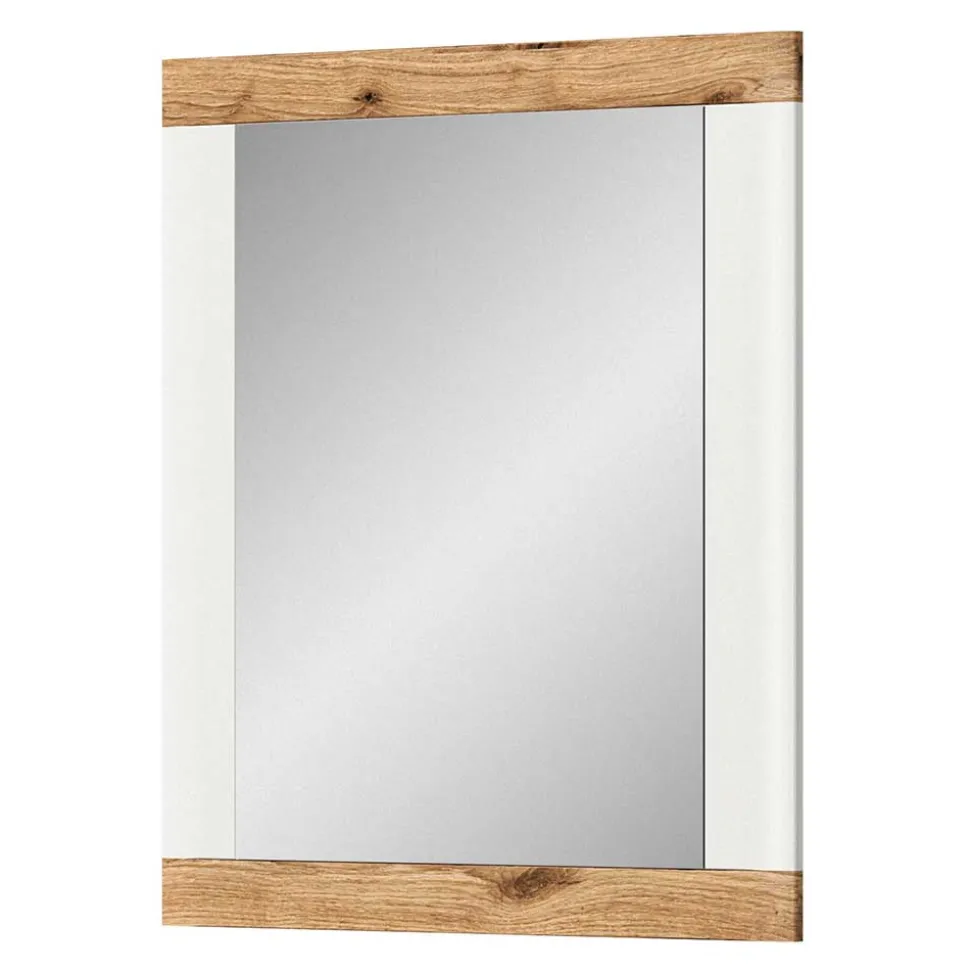 Moderner Spiegel in Weiß & Wildeiche - Hihat