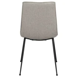 Moderner Stoffstuhl in Grau - Sanctarin (2er Set)