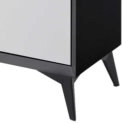 Moderner TV Unterschrank in Weiß & Grau - Vadids