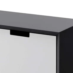 Moderner TV Unterschrank in Weiß & Grau - Vadids