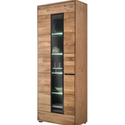 Moderner Vitrinenschrank 70x196x40 cm - Sennya