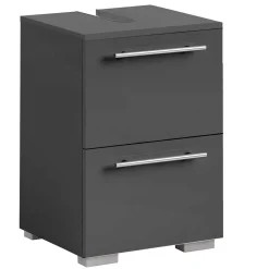 Moderner Waschbecken Unterschran in Anthrazit - Cosminaro