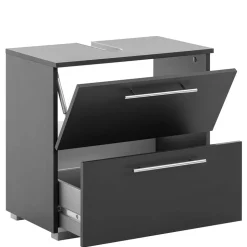 Moderner Waschbecken Unterschran in Anthrazit - Cosminaro