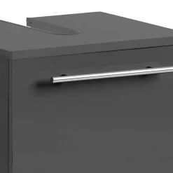 Moderner Waschbecken Unterschran in Anthrazit - Cosminaro