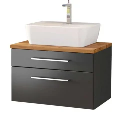 Moderner Waschplatz in Grau - Estregos (zweiteilig)