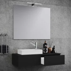 Moderner Waschtisch & Badspiegel - Balisca (zweiteilig)