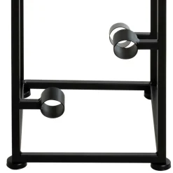 Moderner Weinflaschen Halter in Schwarz - Esman