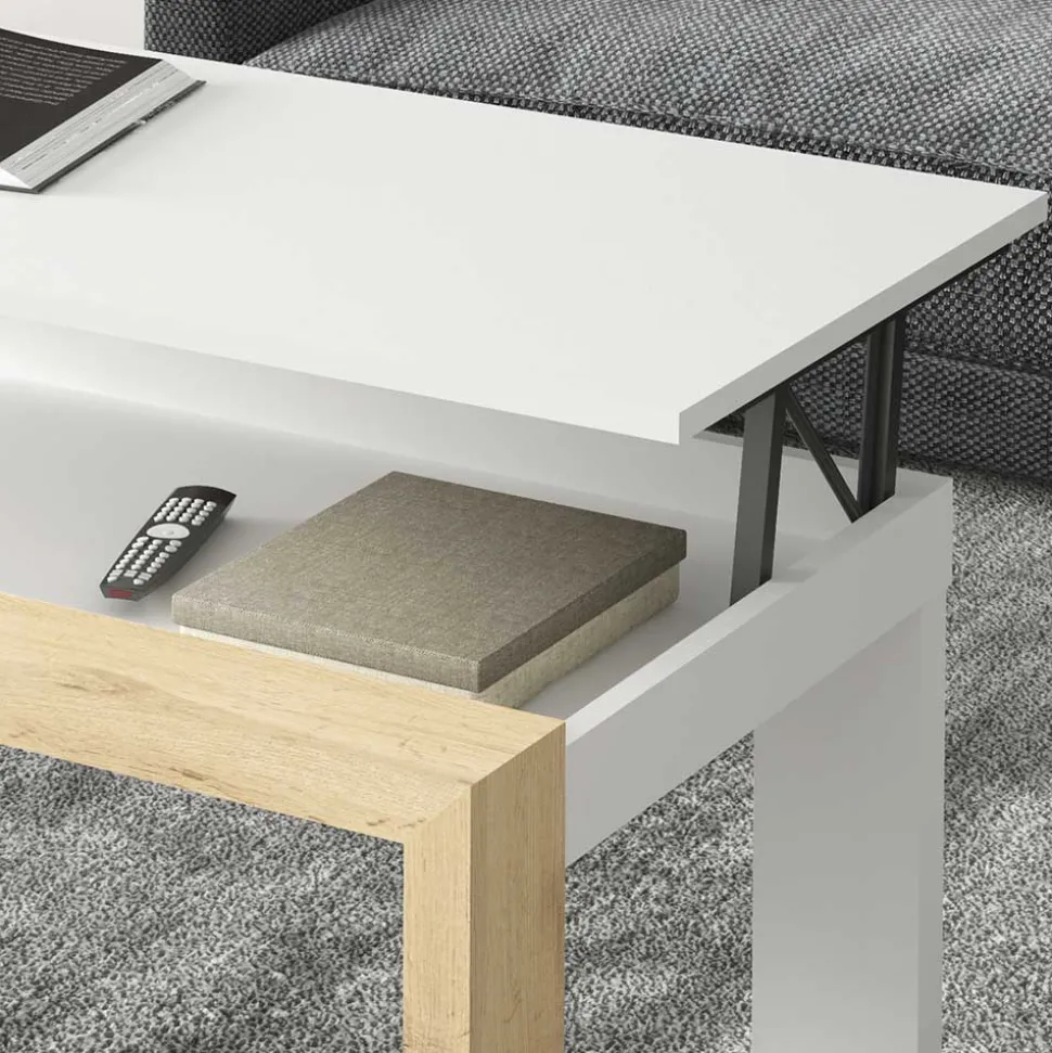 Moderner Wohnzimmertisch höhenverstellbar - Zajan