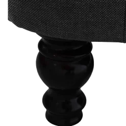 Moderner XXL Ohrensessel in Schwarz - Halolas