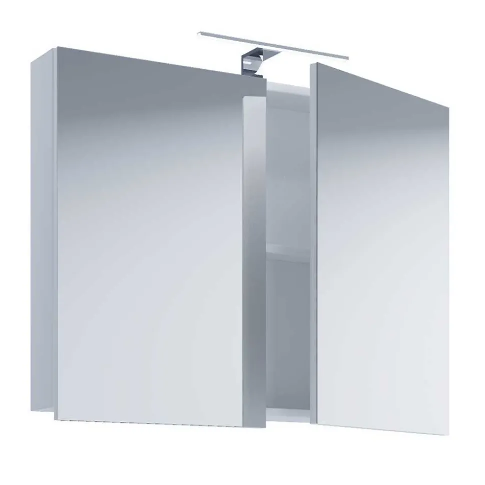 Modernes Bad in Weiß Möbelset - Ipsum (vierteilig)