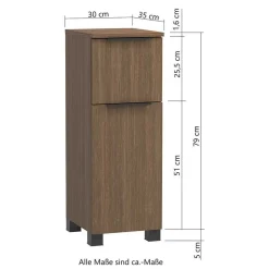 Modernes Badezimmer - Möbelset - Ucaida (vierteilig)