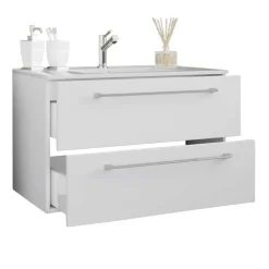 Modernes Badezimmer in Weiß - Ipsum (vierteilig)