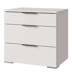 Modernes Bett in Weiß mit Dunkelgrau - Oledra