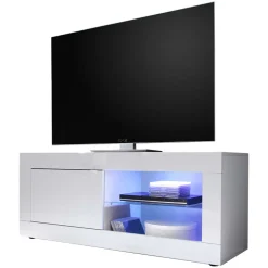 Modernes Fernsehunterschrank in Weiß - Sogno
